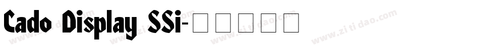 Cado Display SSi字体转换